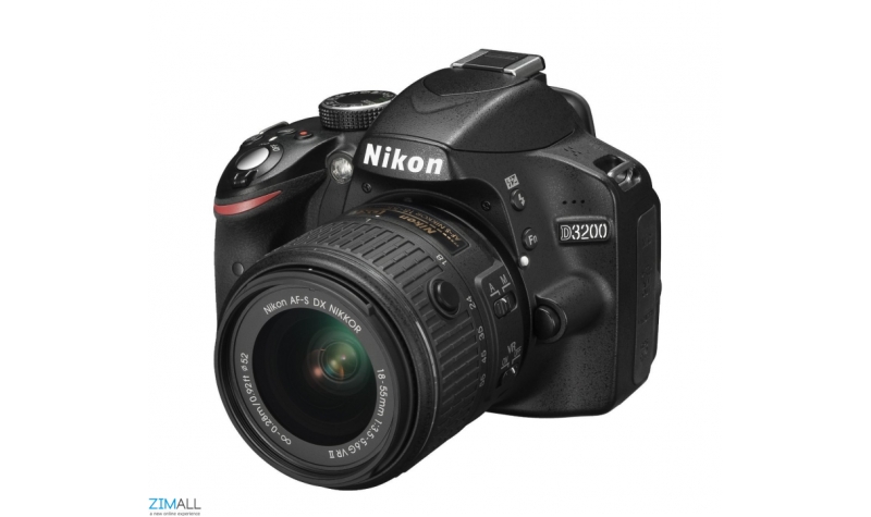 Nikon D3200 24.2 Megapixel HD Video,Wi-Fi Compatibility D-SLR Body Only  (Black)